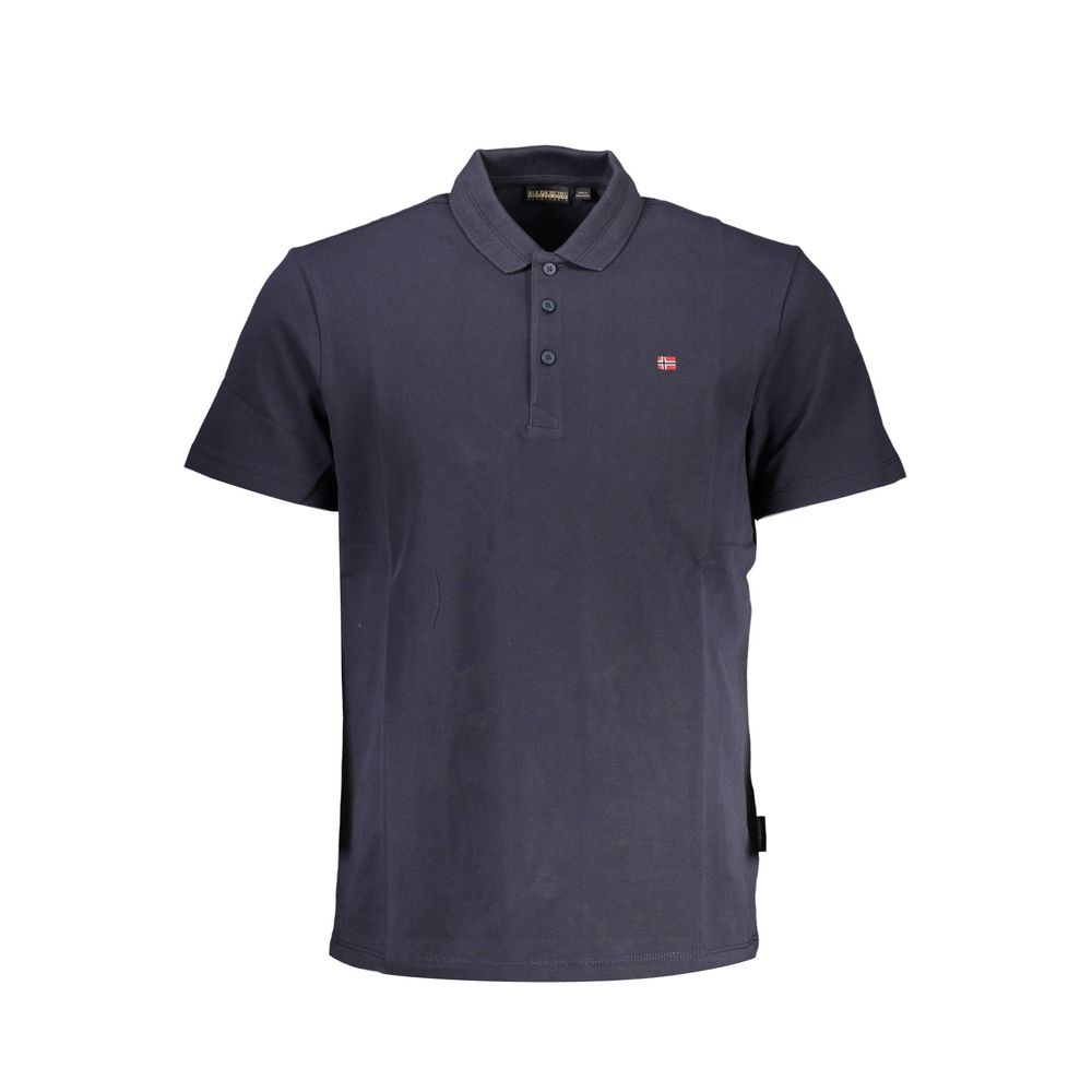 Polo en coton bleu Napapijri