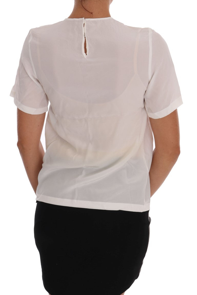 Dolce & Gabbana White T-Shirt for Women detail view
