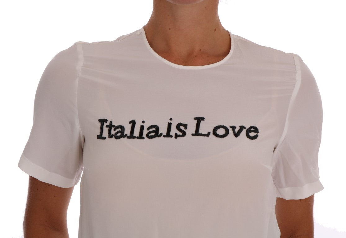 Dolce & Gabbana White T-Shirt for Women side view