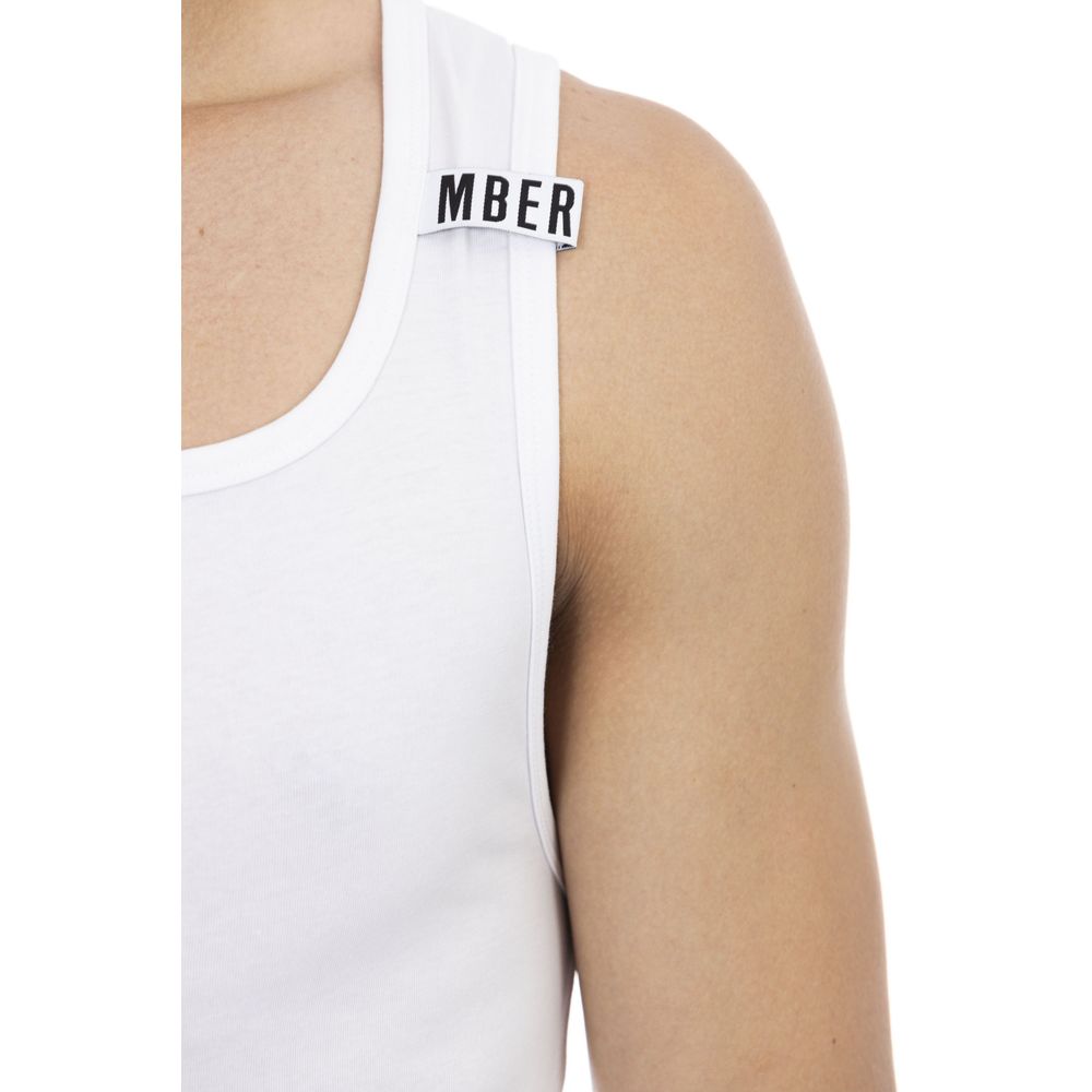 Bikkembergs White T-Shirt for Men side view