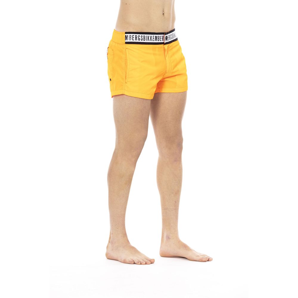 Bikkembergs Orange Swim Shorts for Men alternate view