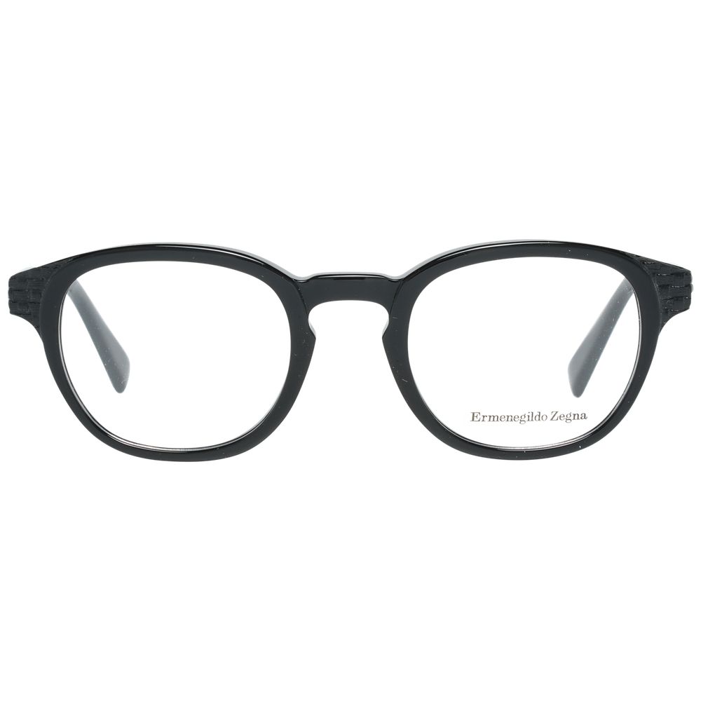 Ermenegildo Zegna Black Glasses Frames for Men alternate view