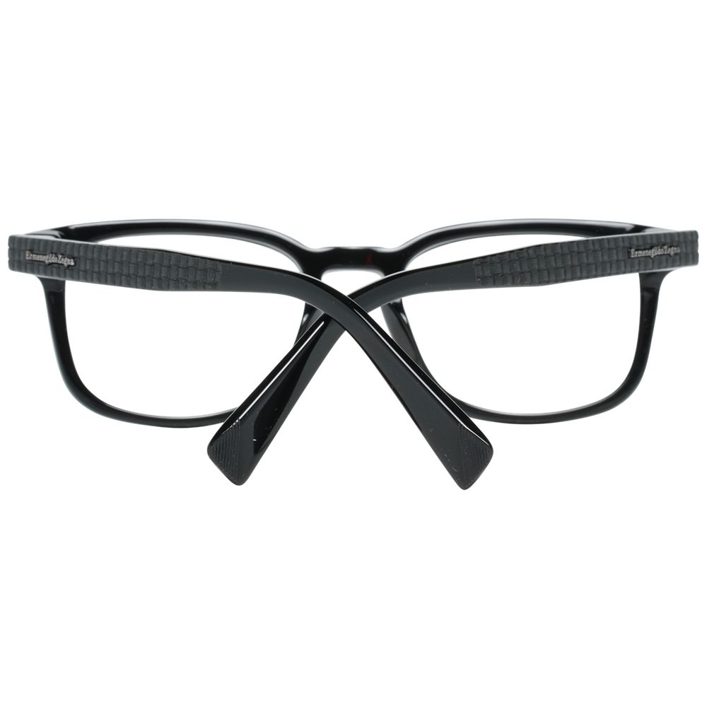 Ermenegildo Zegna Black Glasses Frames for Men detail view