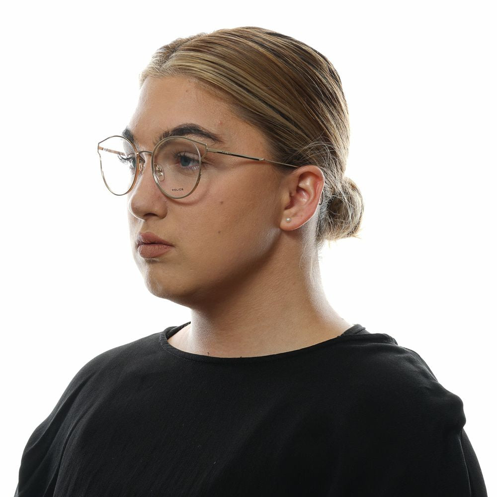 Police Gold Glasses Frames for Women side view
