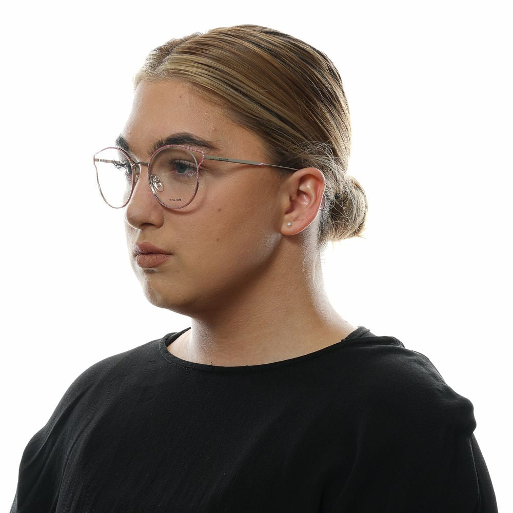 Police Pink Glasses Frames for Women side view