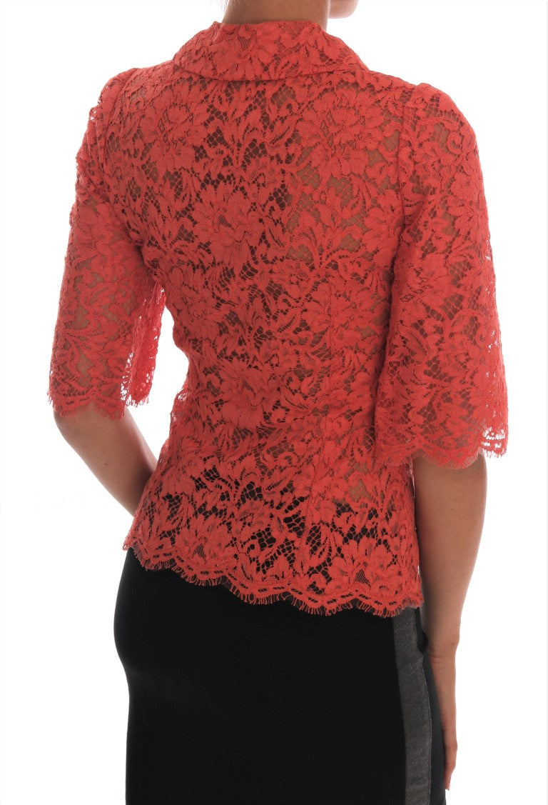 Dolce & Gabbana Orange T-Shirt for Women detail view