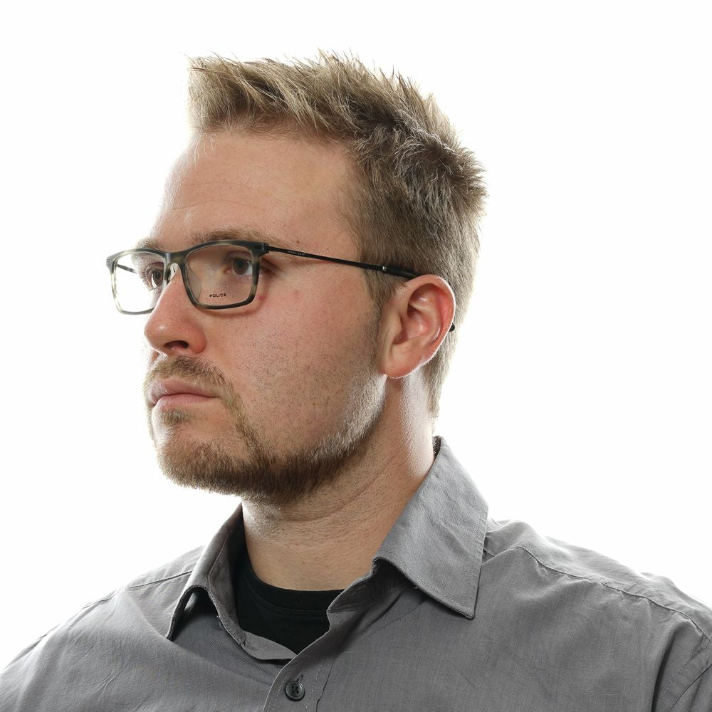 Police Grey Glasses Frames for Men side view