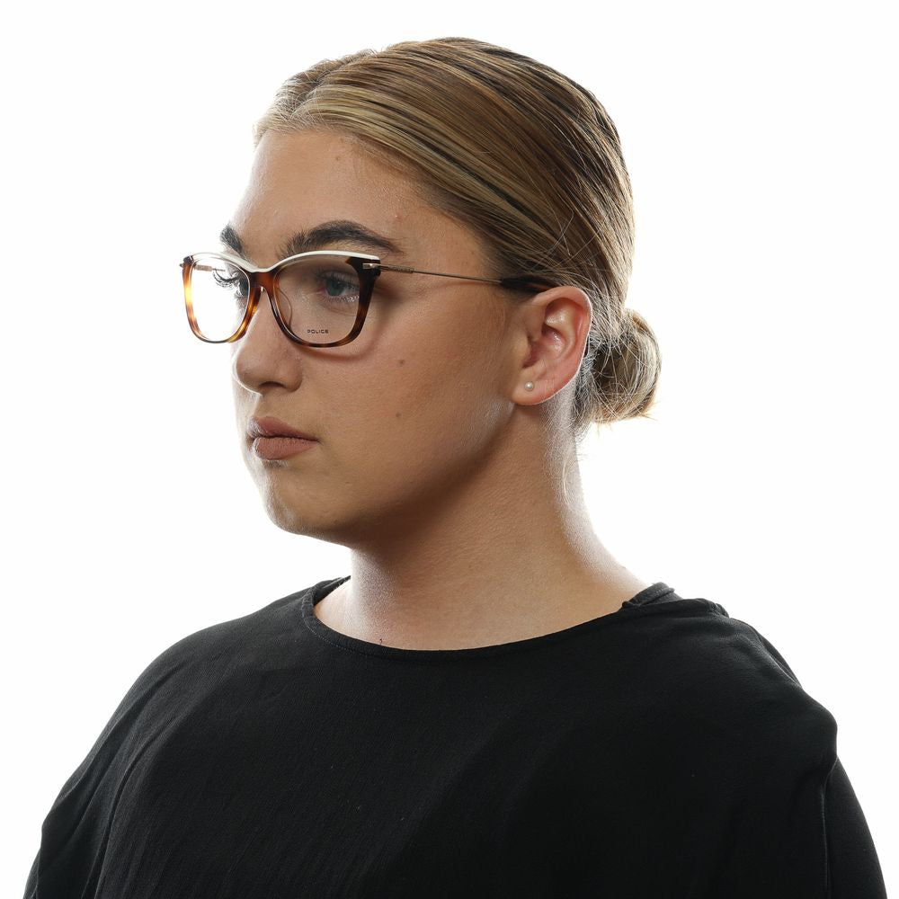 Police Brown Glasses Frames for Women side view