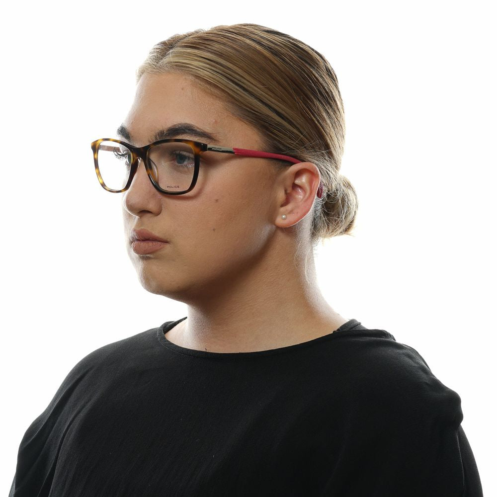 Police Brown Glasses Frames for Women side view