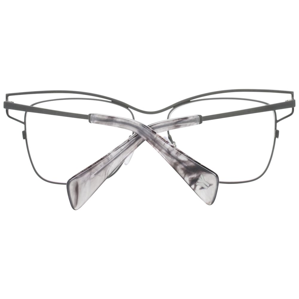 Yohji Yamamoto Grey Glasses Frames for Women detail view