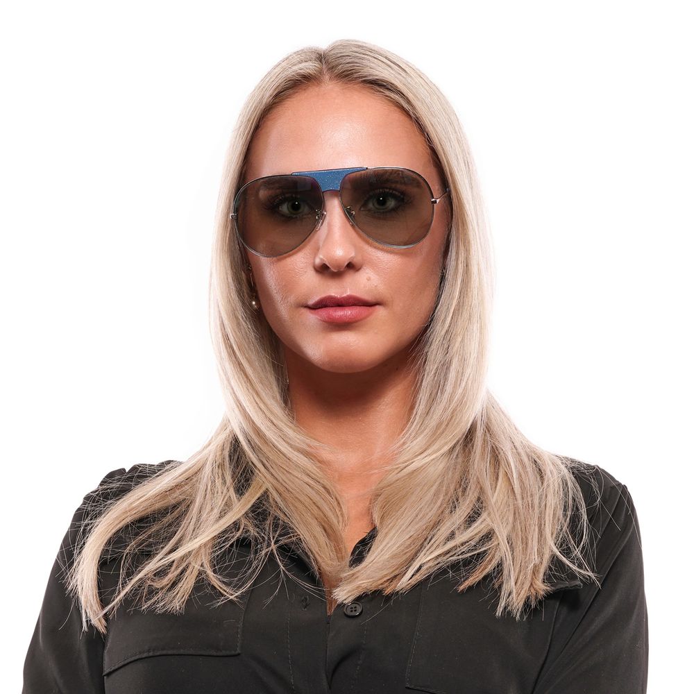 Police Blue Sunglasses for Women side view
