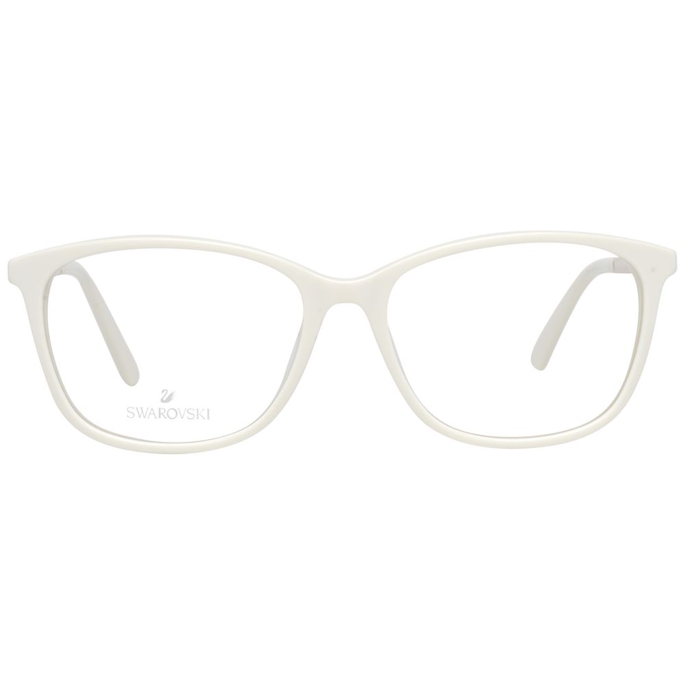 Lunettes (montures) Swarovski en métal blanc et plastique