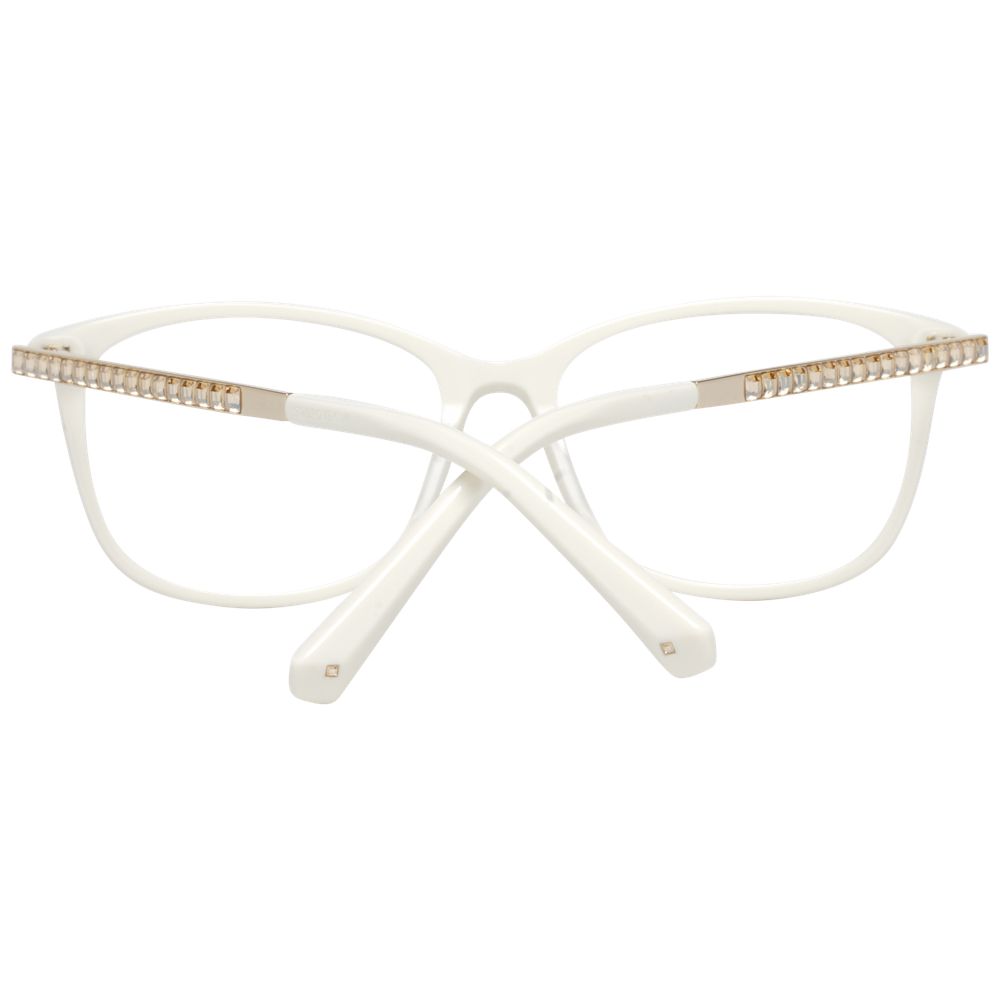Lunettes (montures) Swarovski en métal blanc et plastique