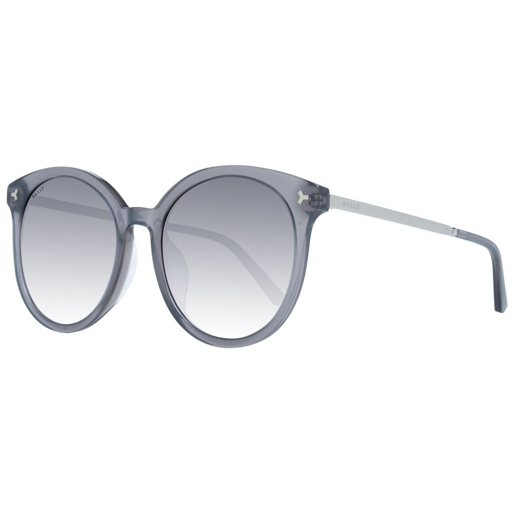 Lunettes de soleil en plastique gris Bally
