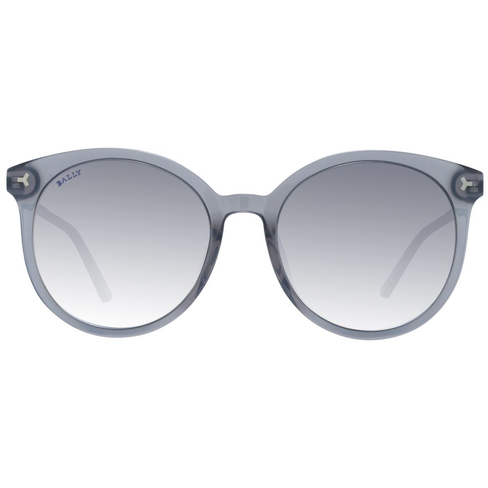 Lunettes de soleil en plastique gris Bally