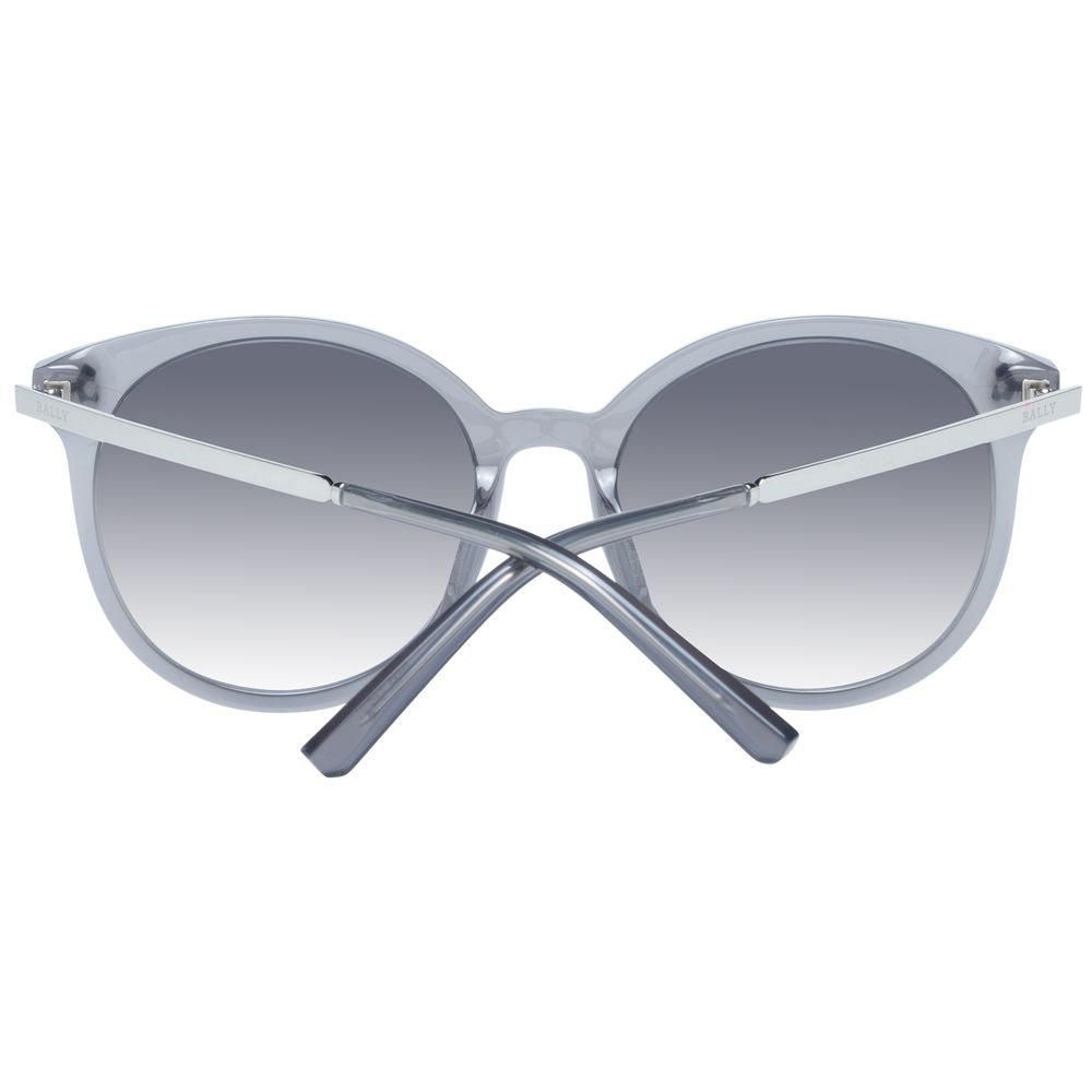 Lunettes de soleil en plastique gris Bally