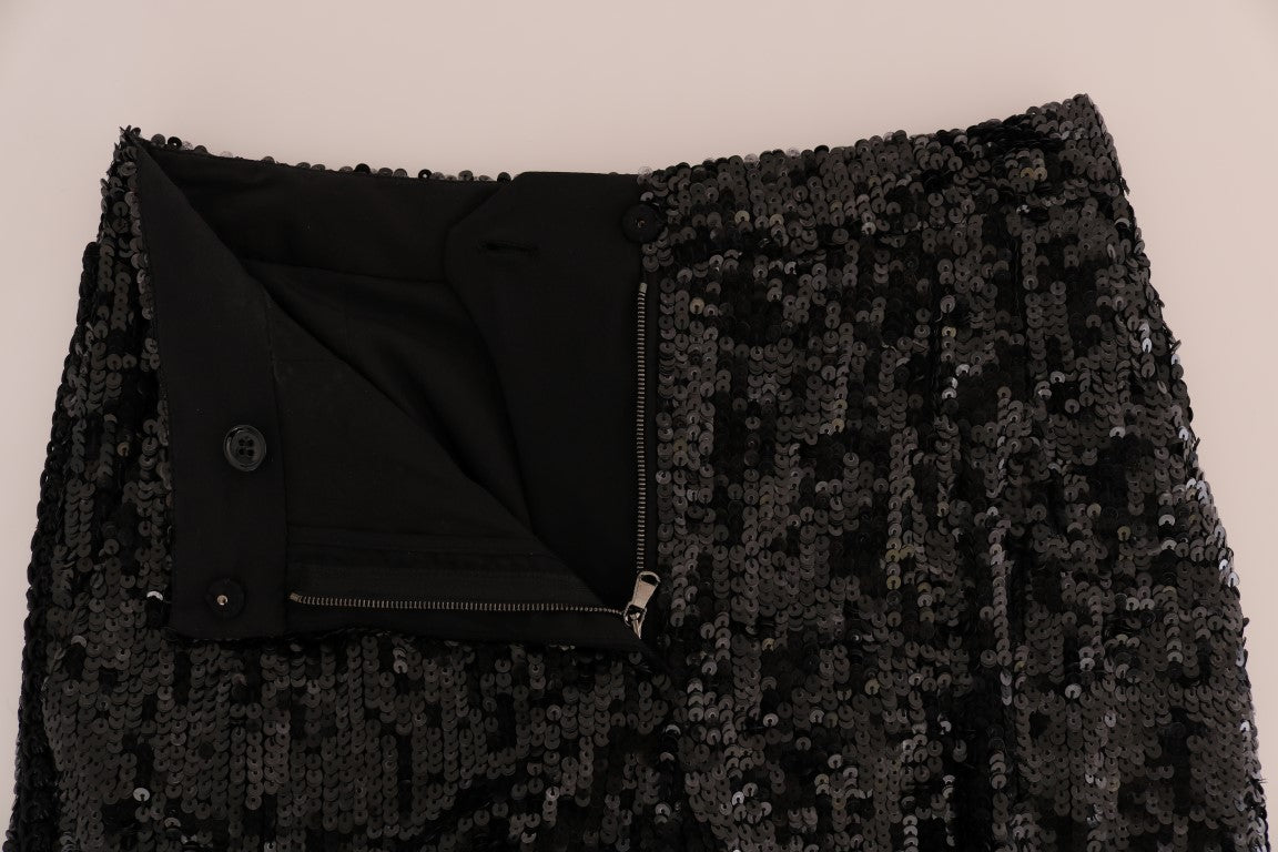 Dolce & Gabbana Black Shorts for Women side view