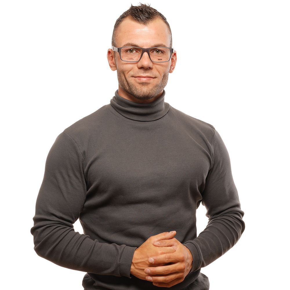BMW Grey Glasses Frames for Men side view