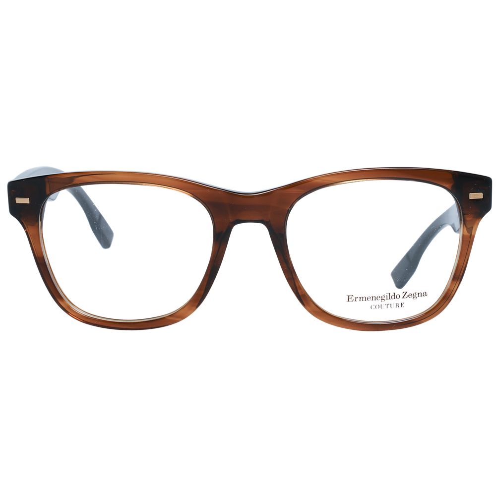 Lunettes (Monture) en plastique marron Ermenegildo Zegna