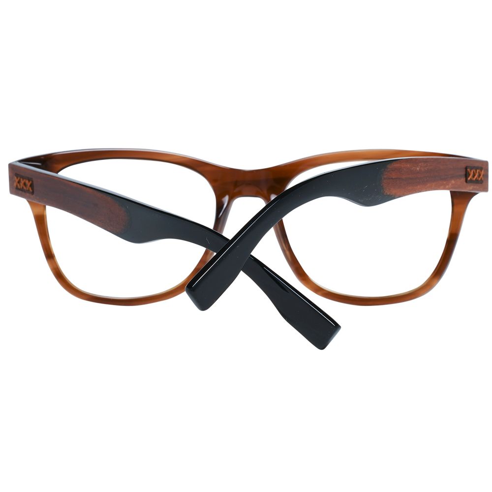 Lunettes (Monture) en plastique marron Ermenegildo Zegna