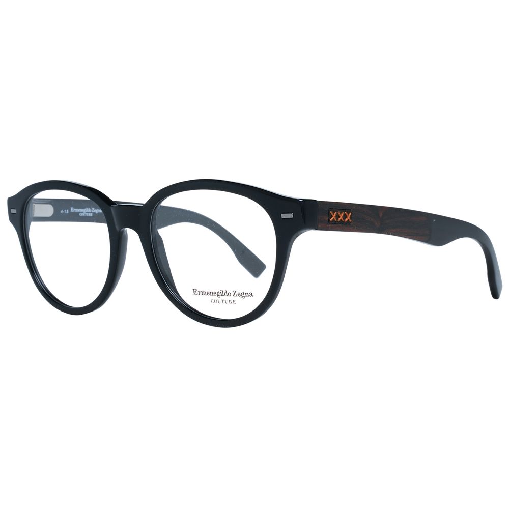 Lunettes (monture) Ermenegildo Zegna en plastique noir