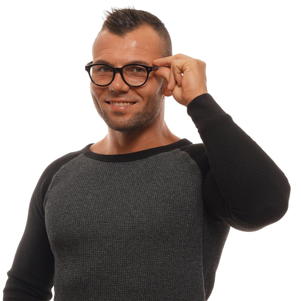 Lunettes (monture) Ermenegildo Zegna en plastique noir