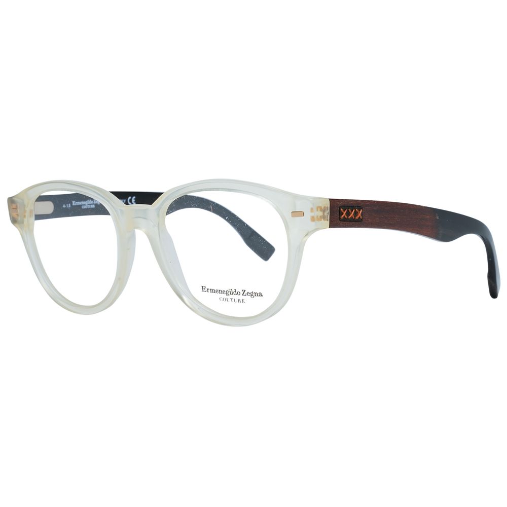 Ermenegildo Zegna Transparent Glasses Frames for Men