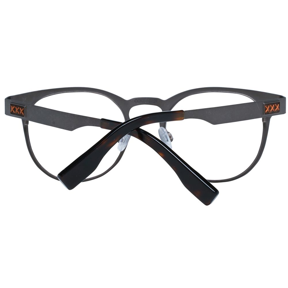 Ermenegildo Zegna Grey Glasses Frames for Men detail view