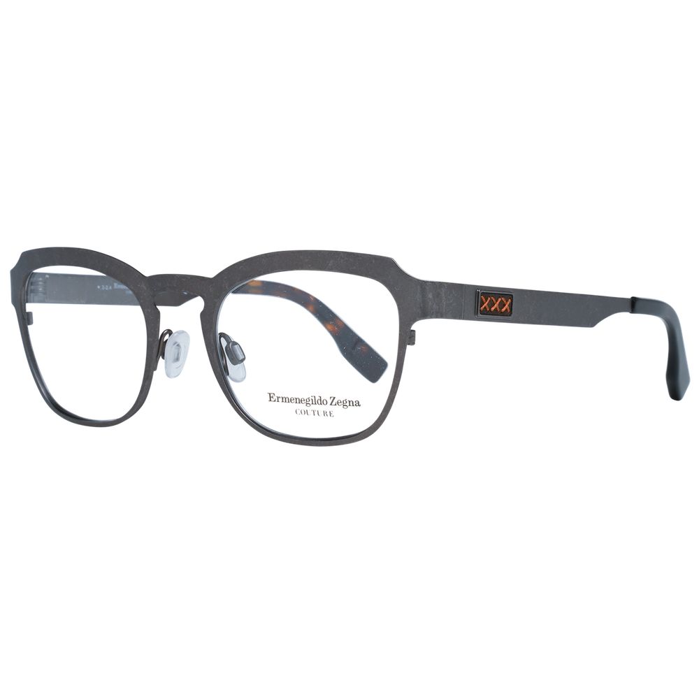 Ermenegildo Zegna Grey Glasses Frames for Men