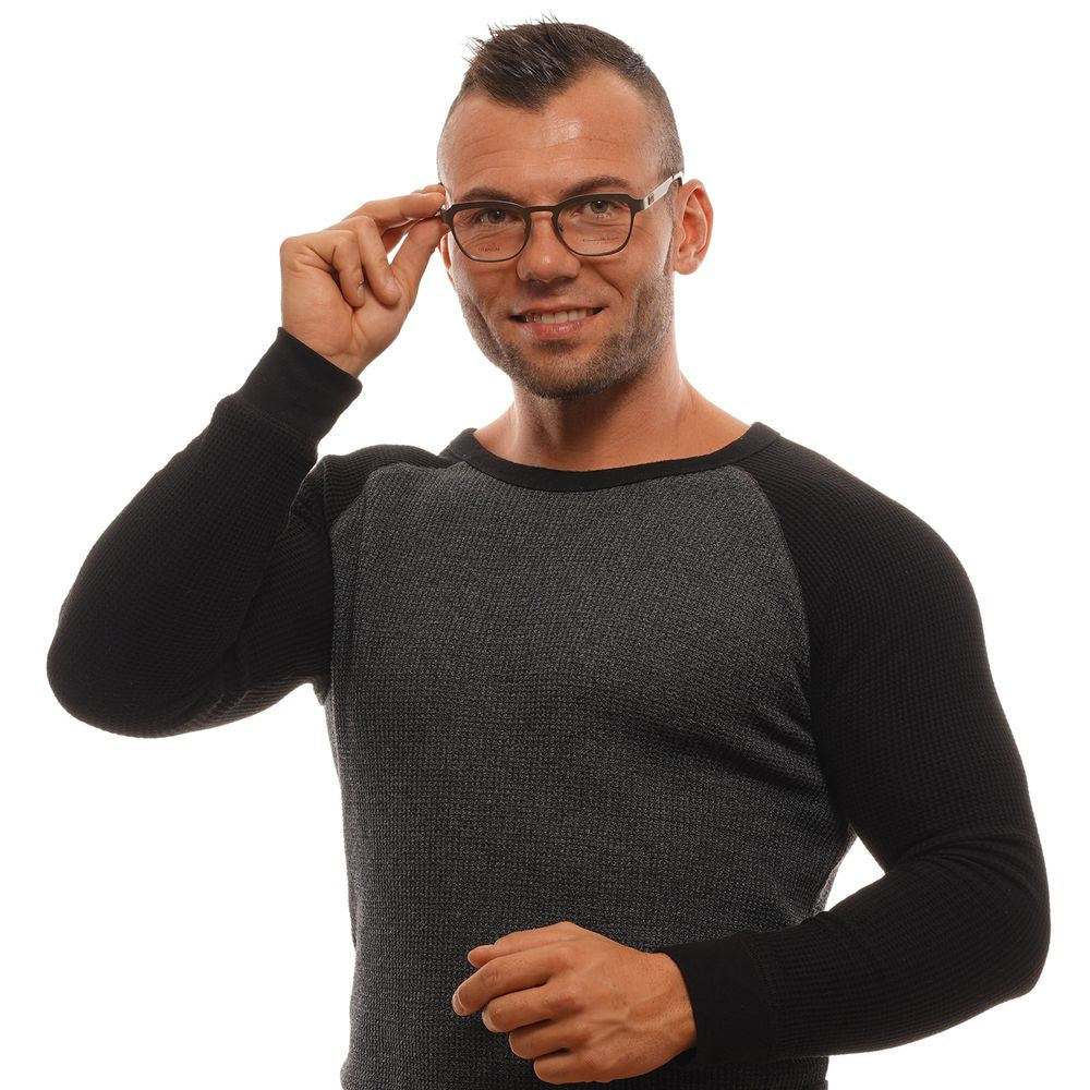 Ermenegildo Zegna Brown Glasses Frames for Men side view