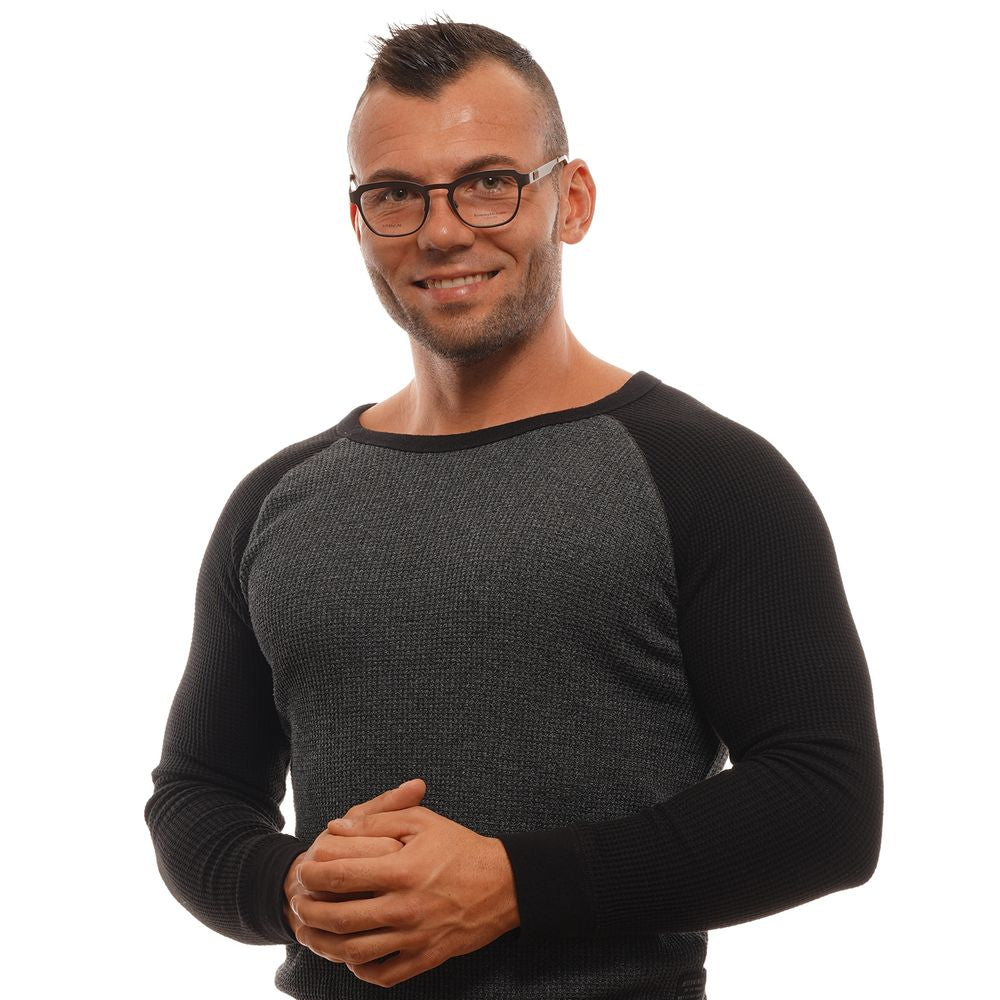 Ermenegildo Zegna Brown Glasses Frames for Men side view
