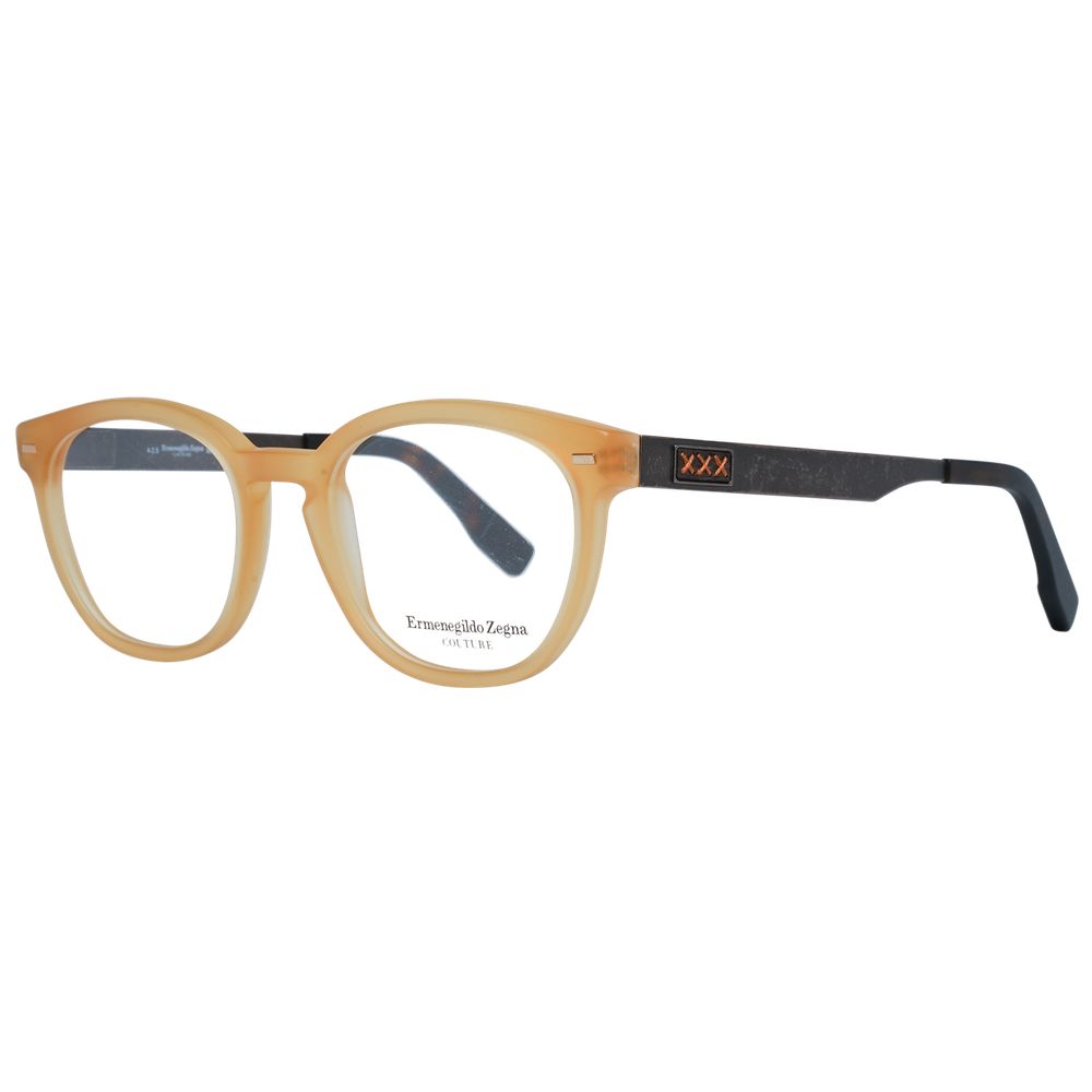 Ermenegildo Zegna Orange Glasses Frames for Men