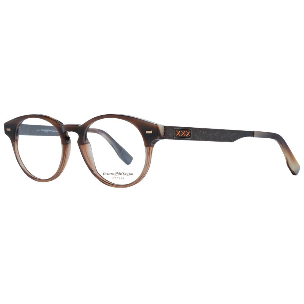 Lunettes (Monture) en plastique marron Ermenegildo Zegna