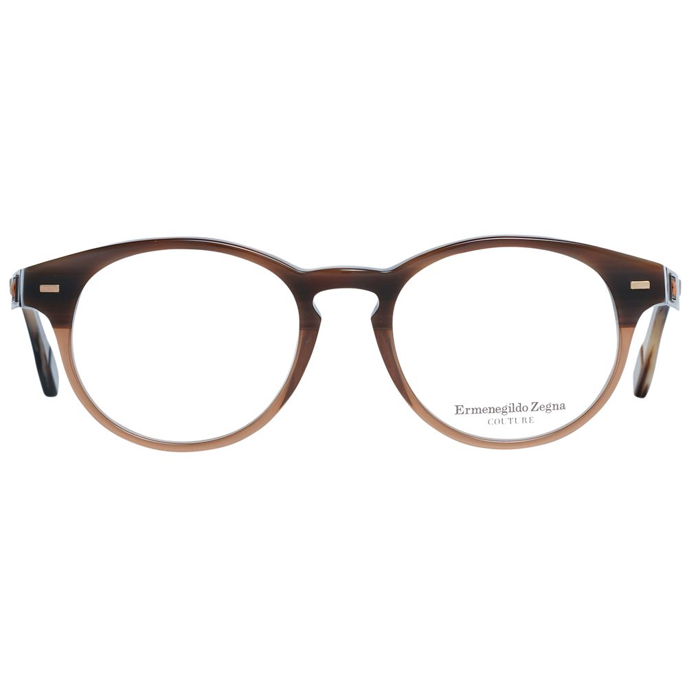 Lunettes (Monture) en plastique marron Ermenegildo Zegna