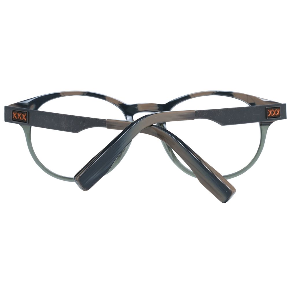 Ermenegildo Zegna Grey Glasses Frames for Men detail view