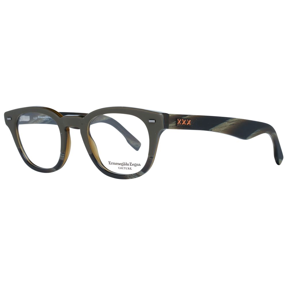 Ermenegildo Zegna Green Glasses Frames for Men