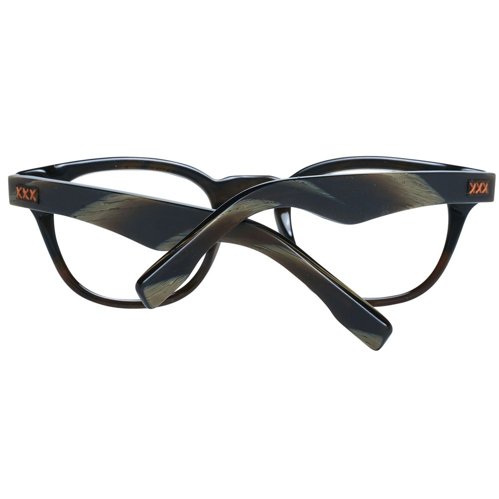 Ermenegildo Zegna Green Glasses Frames for Men detail view