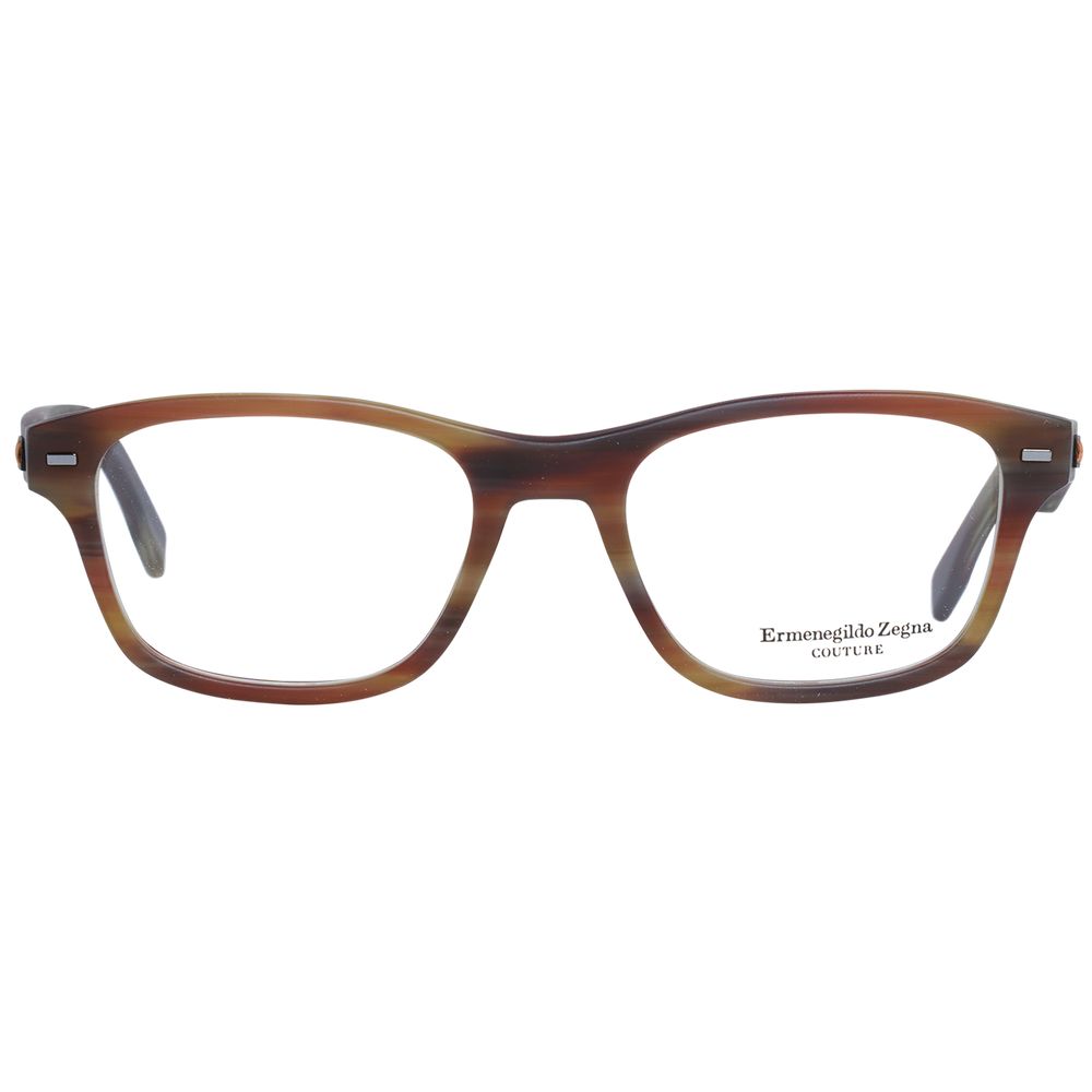 Ermenegildo Zegna Brown Glasses Frames for Men alternate view