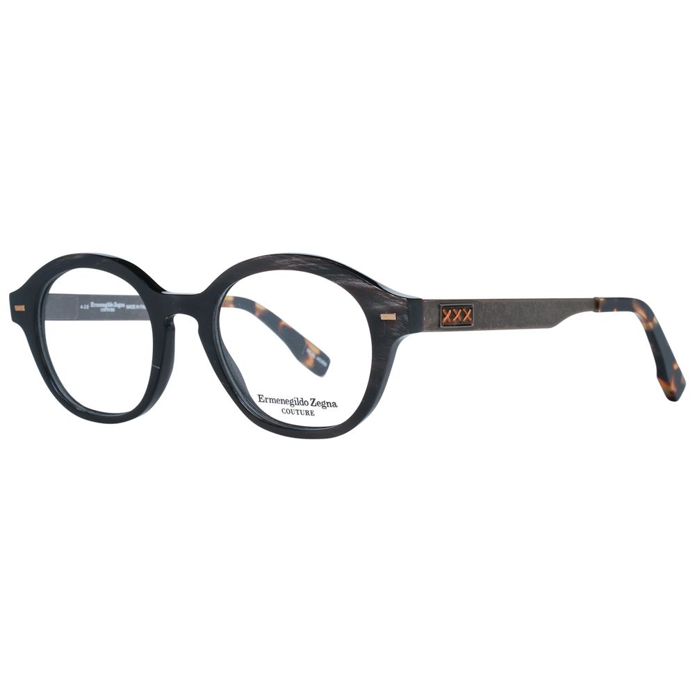 Ermenegildo Zegna Brown Glasses Frames for Men