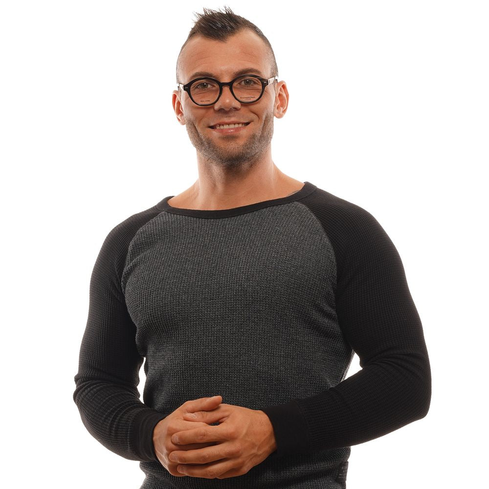 Ermenegildo Zegna Brown Glasses Frames for Men side view