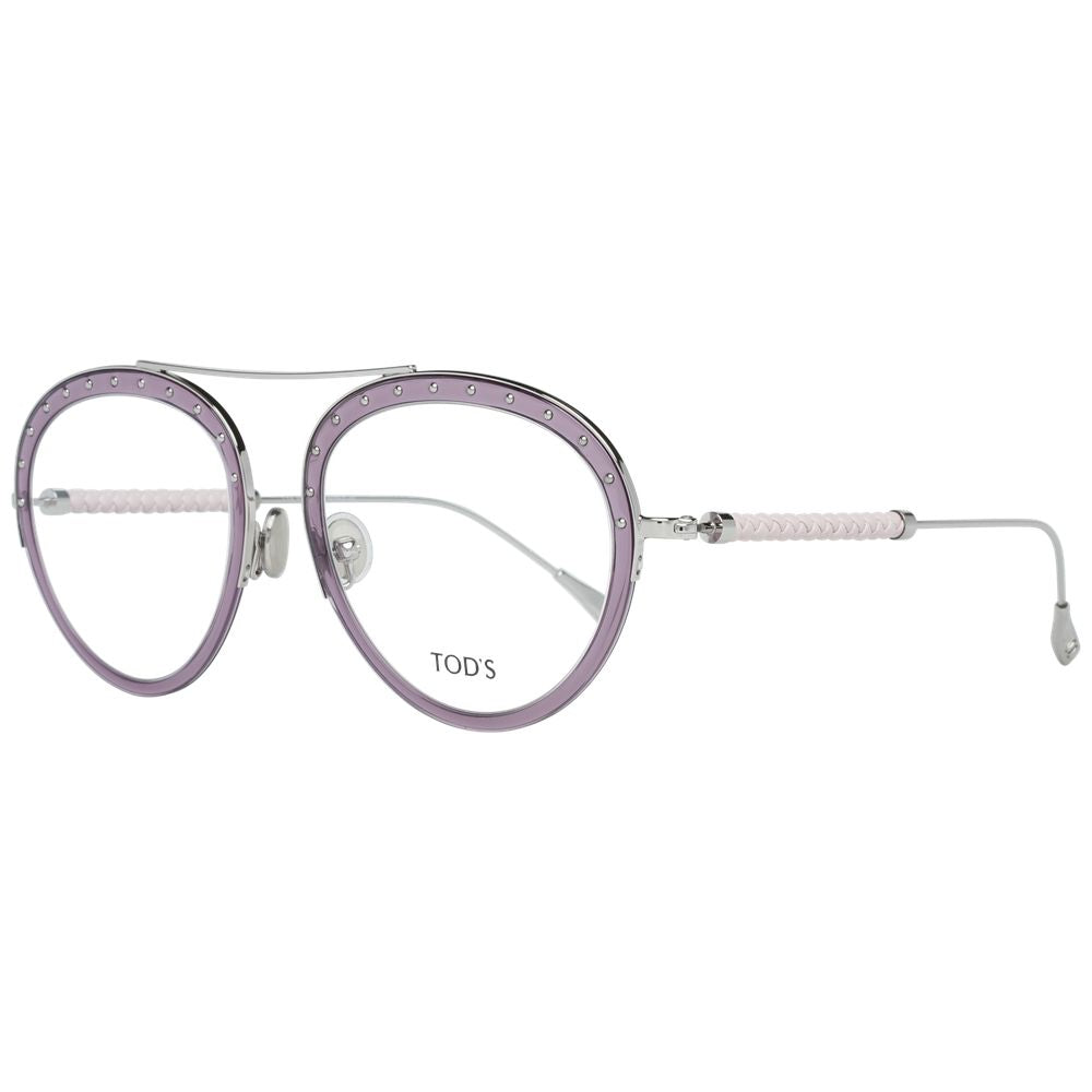 Lunettes Tod's en métal et cuir violet (Monture)