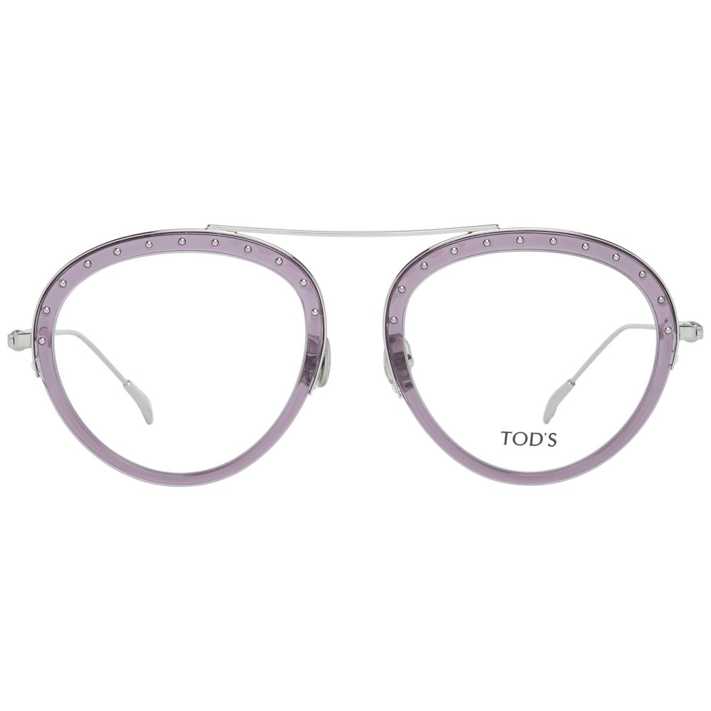 Lunettes Tod's en métal et cuir violet (Monture)