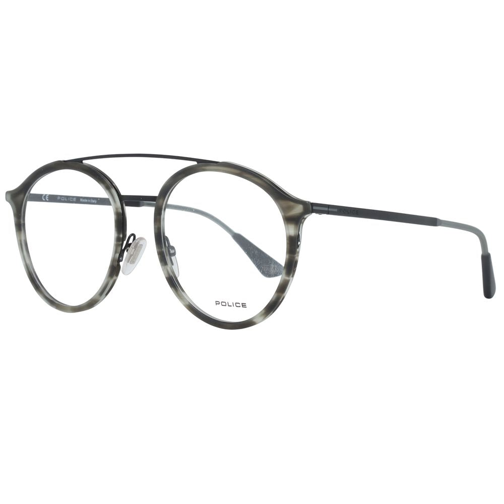 Lunettes (monture) Police en métal gris et plastique