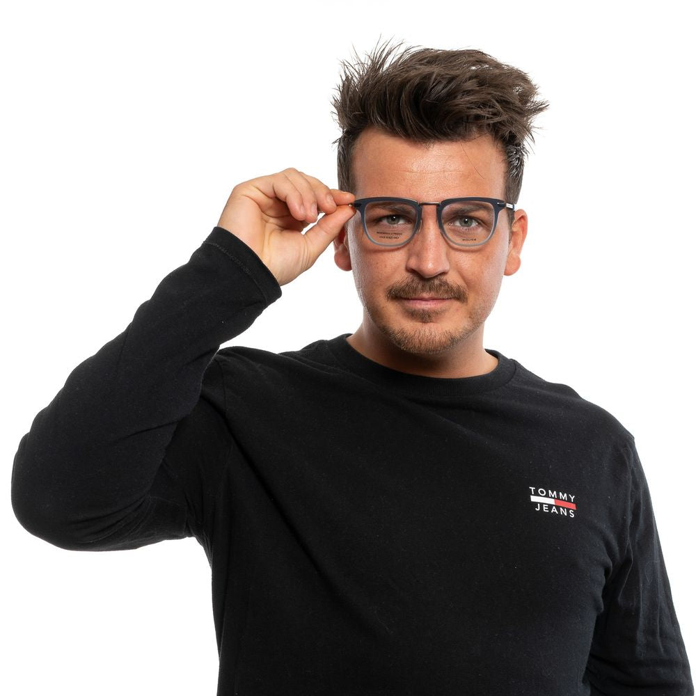 Police Blue Glasses Frames for Men side view