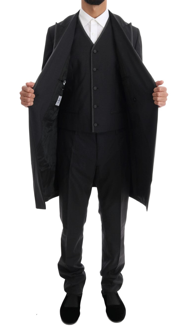 Dolce & Gabbana Grey Three Piece Suits for Men additional view