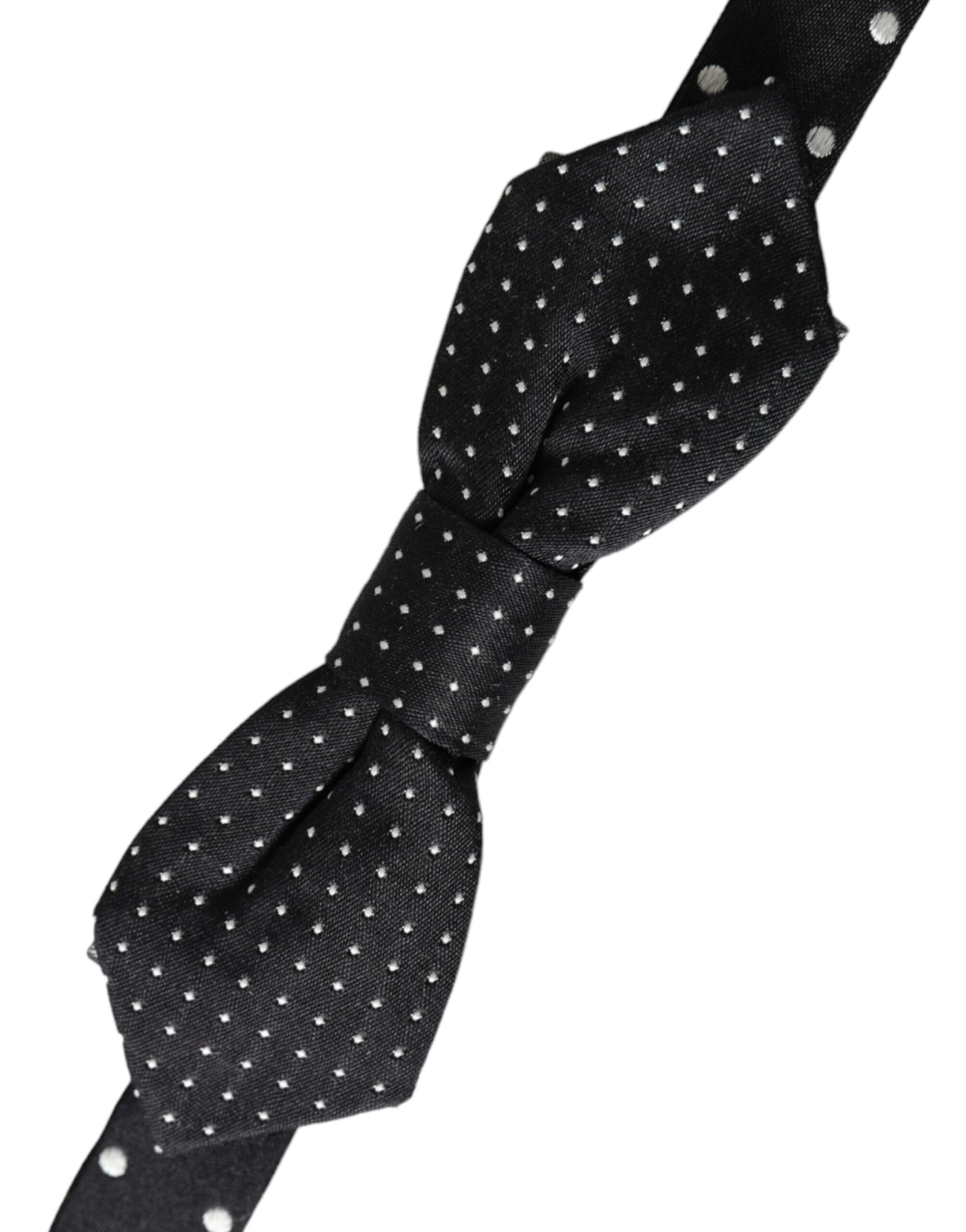 Dolce & Gabbana Black Bowties for Men detail view