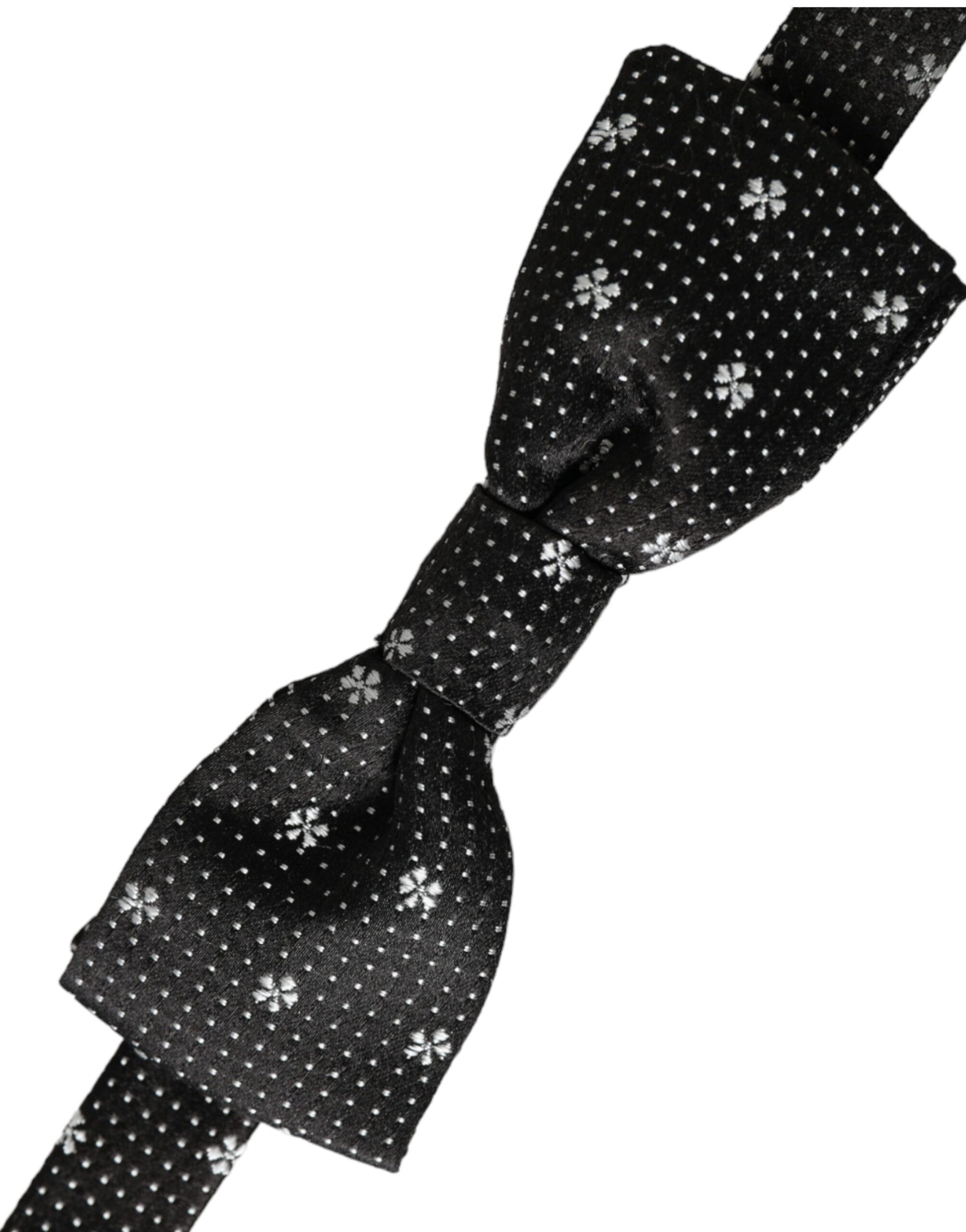 Dolce & Gabbana Black Bowties for Men detail view