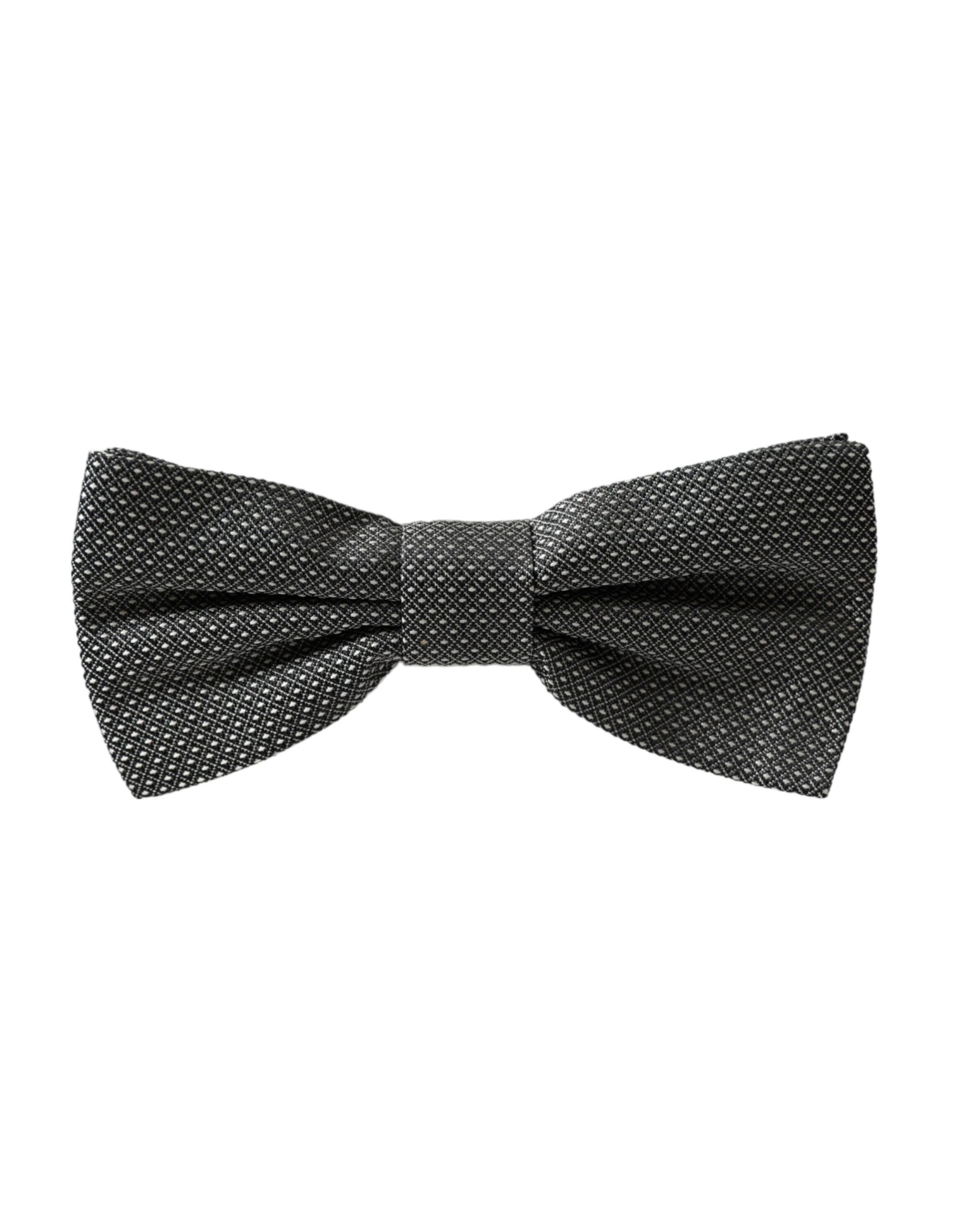 Dolce & Gabbana Grey Bowties for Men side view