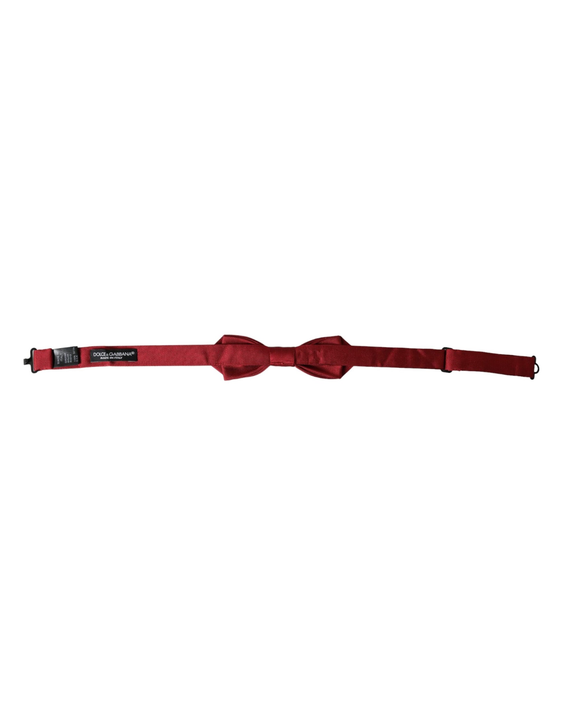 Dolce & Gabbana Red Bowties for Men side view