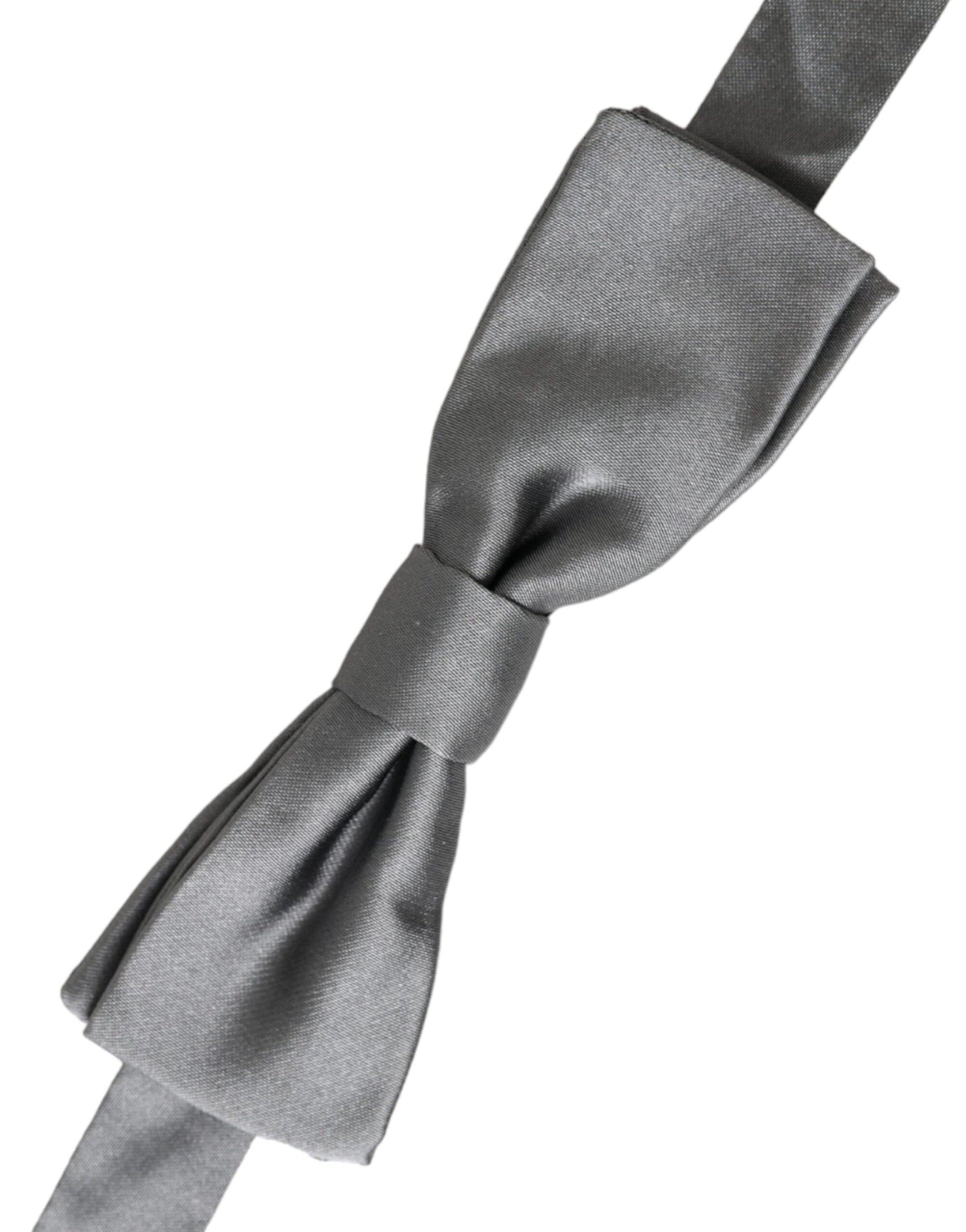 Dolce & Gabbana Grey Bowties for Men detail view